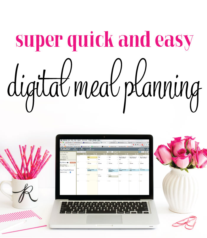 How to meal plan super quickly and easily using Plan to Eat on your computer (or smartphone). 