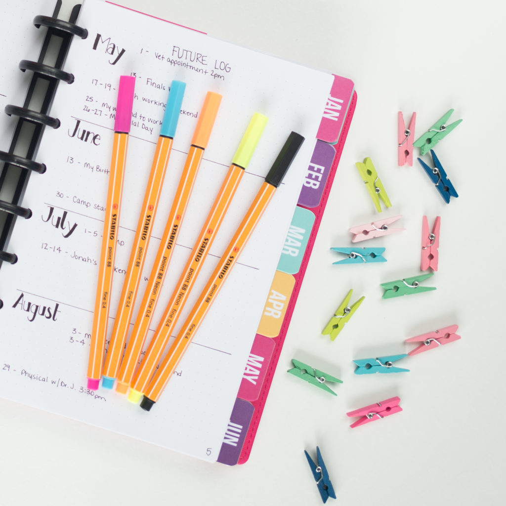 Best pens to use for planning in The Happy Planner 
