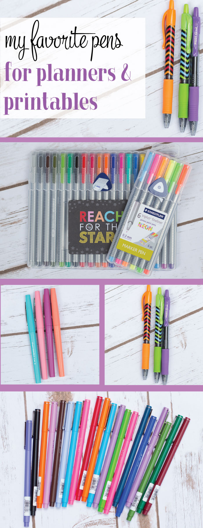 Favorite Rainbow Pens for Planning (Roundup)