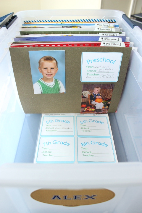 9 Creative Ideas For Storing & Preserving Your Kids' Schoolwork