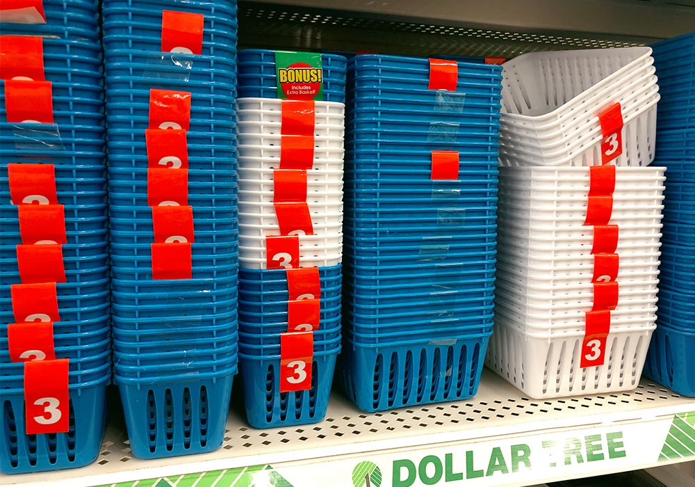 These Colorful New Storage Containers Are Only $1 at Dollar Tree!