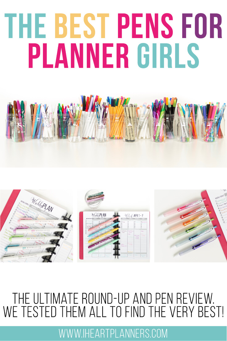 Best Pens for Planners: Favorite black pens for the Happy Planner