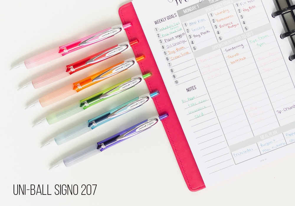 The Best Pens for Planners - And I Tried Them All! - The Savvy Sparrow