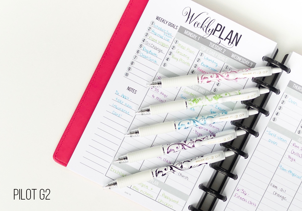 Best Pens for Writing in Planners- the ULTIMATE Pen Review - Get Organized  HQ
