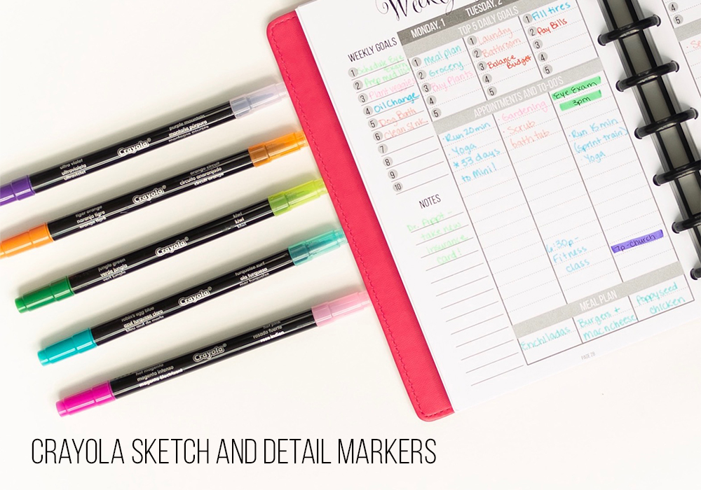 How I use different types of pens when planning – All About Planners