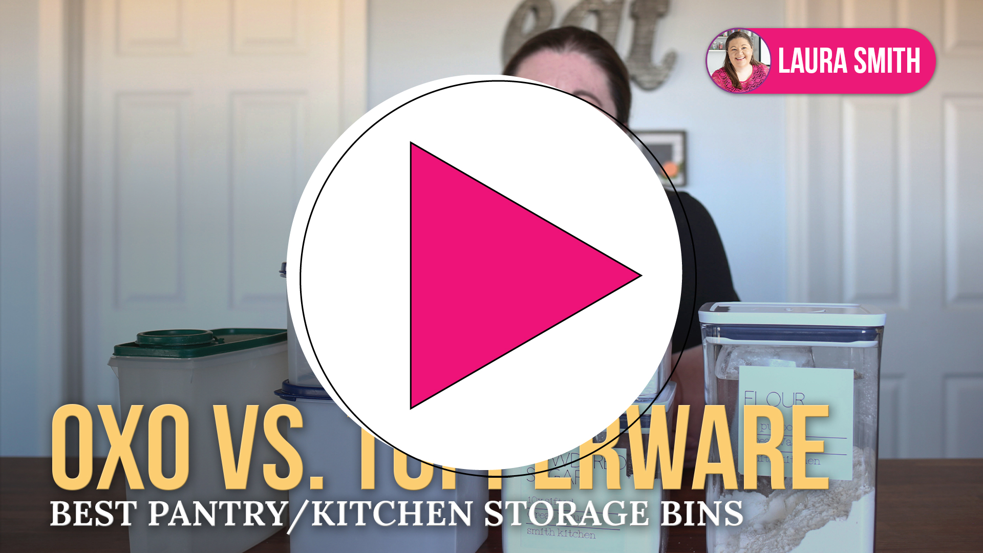 Kitchen Pantry Tour & Organization, Glass Jars vs Tupperware
