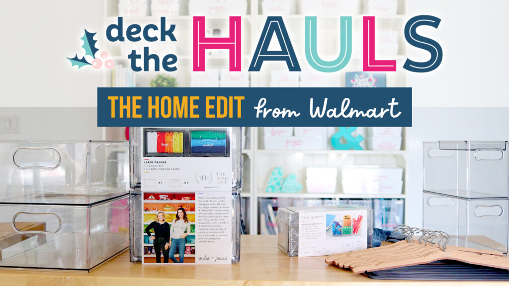 Deck the Hauls Home Edit from Walmart Get Organized HQ