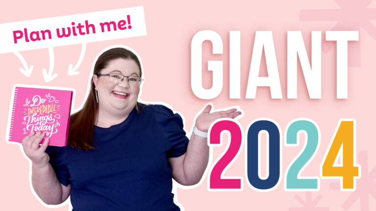 2024 Giant Plan With Me! - Get Organized HQ